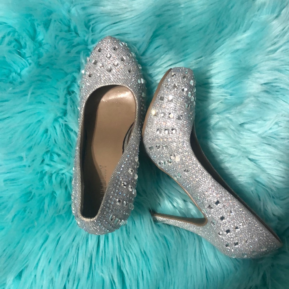 Silver heels